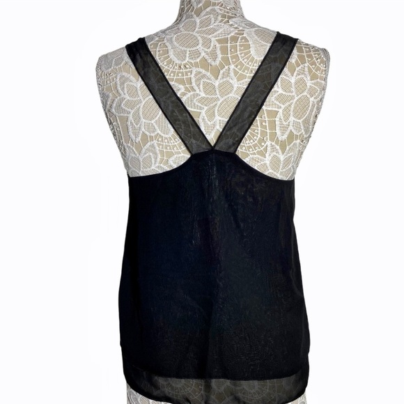 NWT Panhandle Slim Western Sleeveless Sequin Top Black - Picture 3 of 12